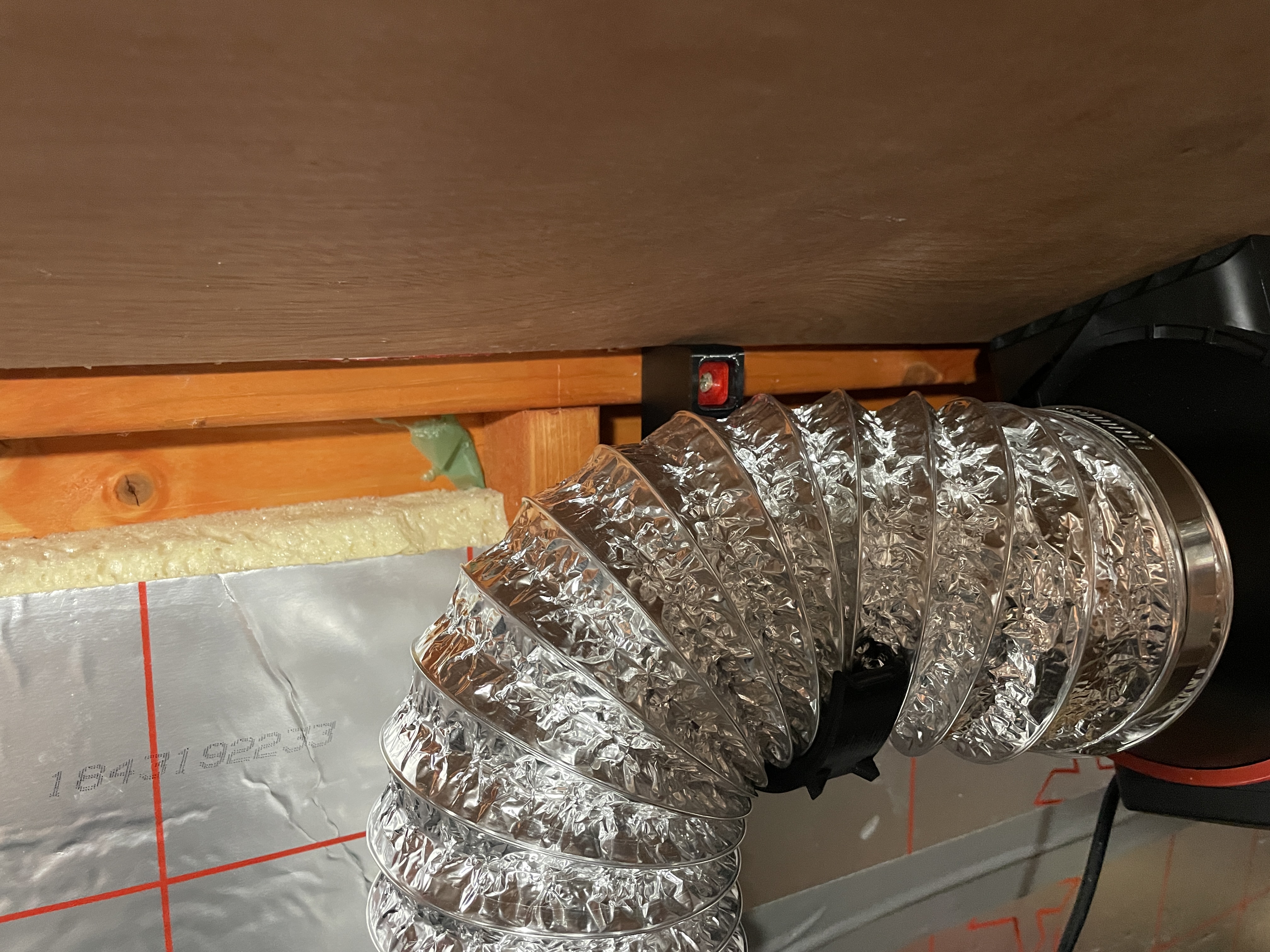 Aluminium flexible ducting wall mount — thumbnail 2