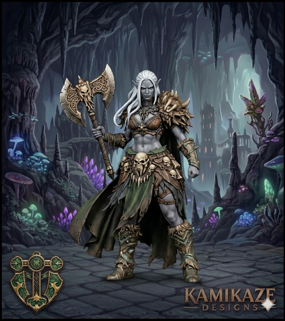 Drow Barbarian
