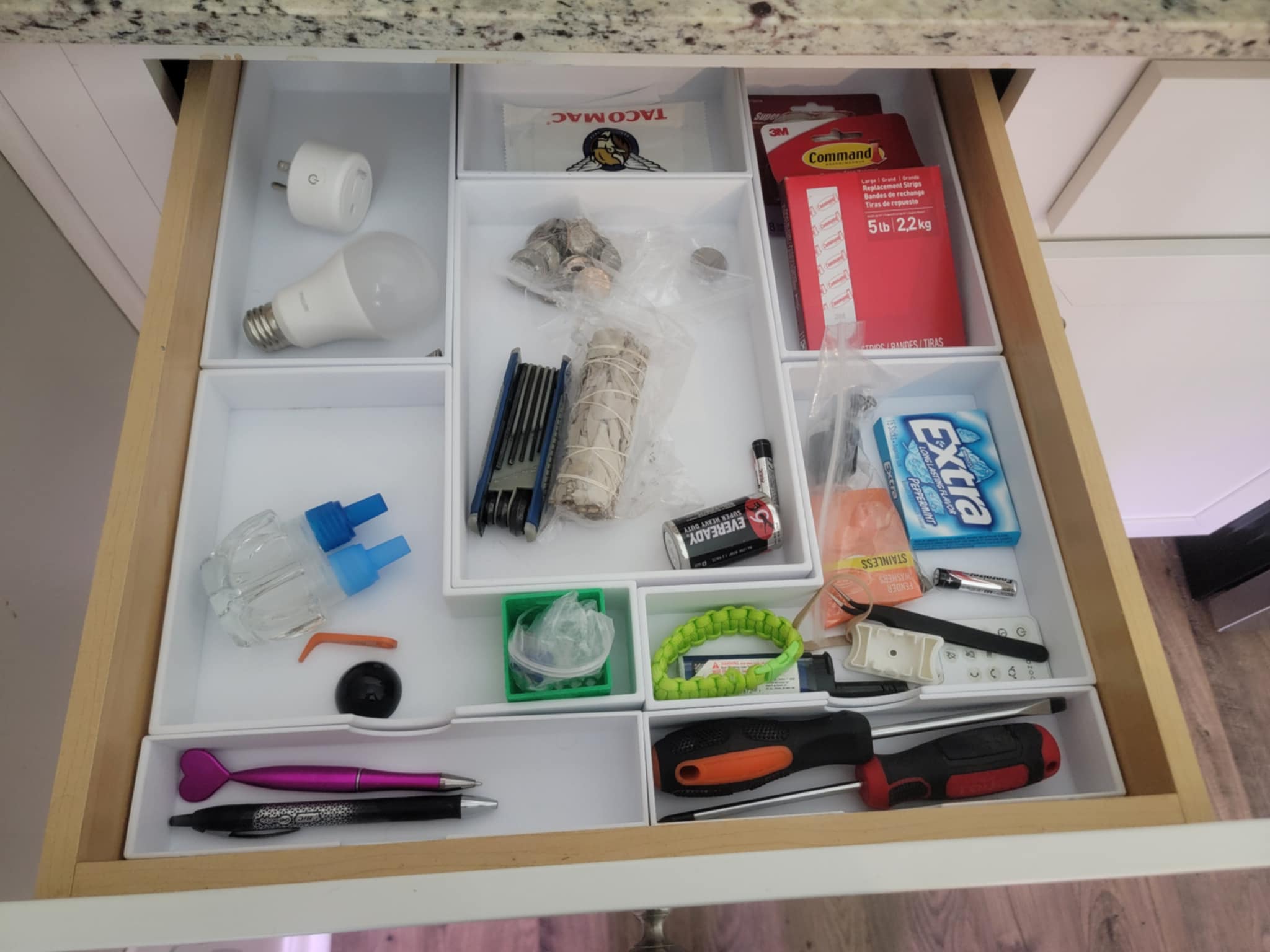 17.25" x 18.75" Junk Drawer Organizer