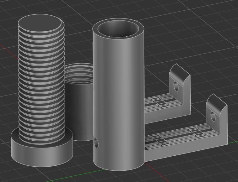 Paper Towel Holder v3 3D model