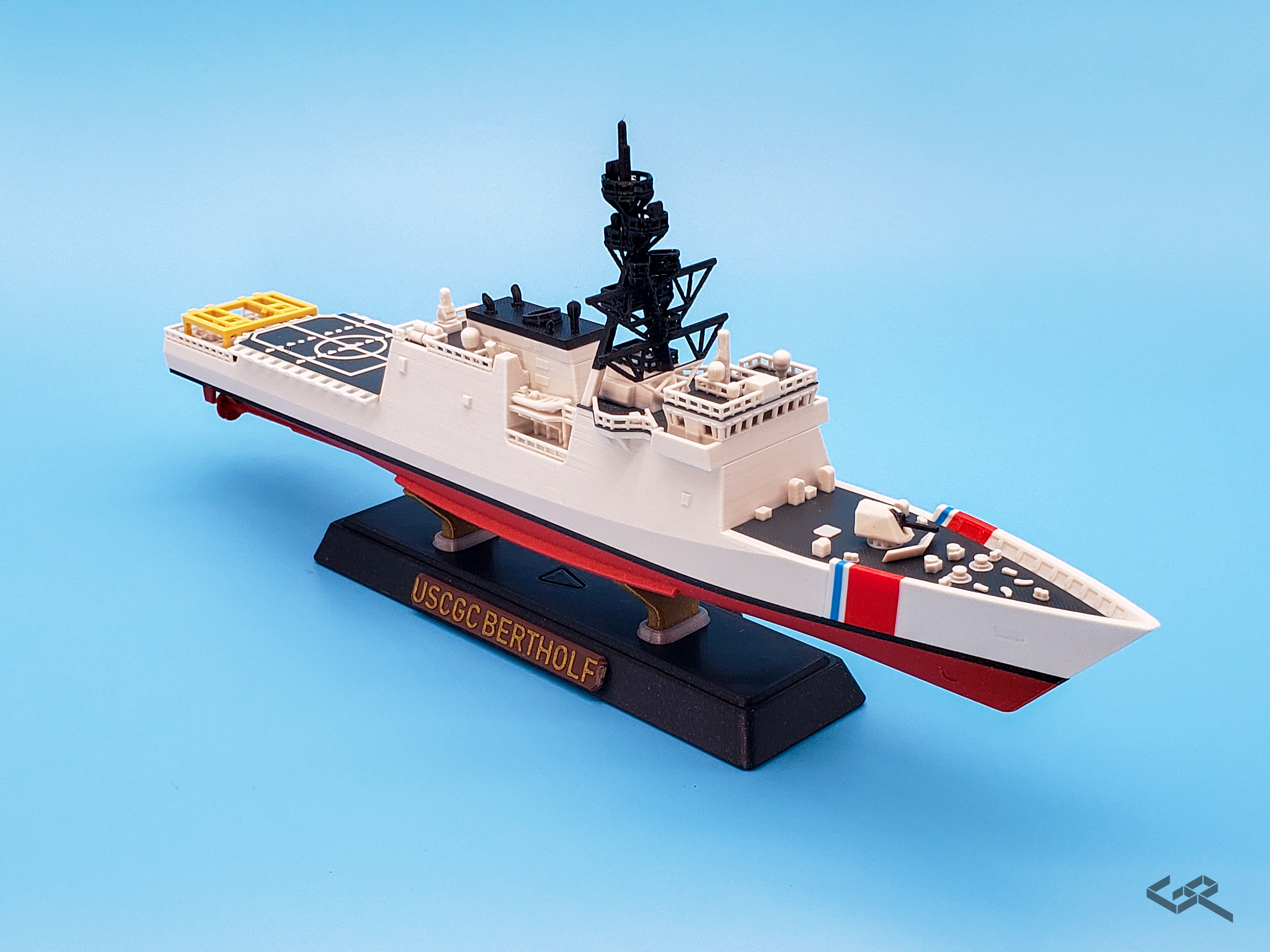 1:400 Scale Legend-Class US Coast Guard Cutter Model [No MMU Needed]