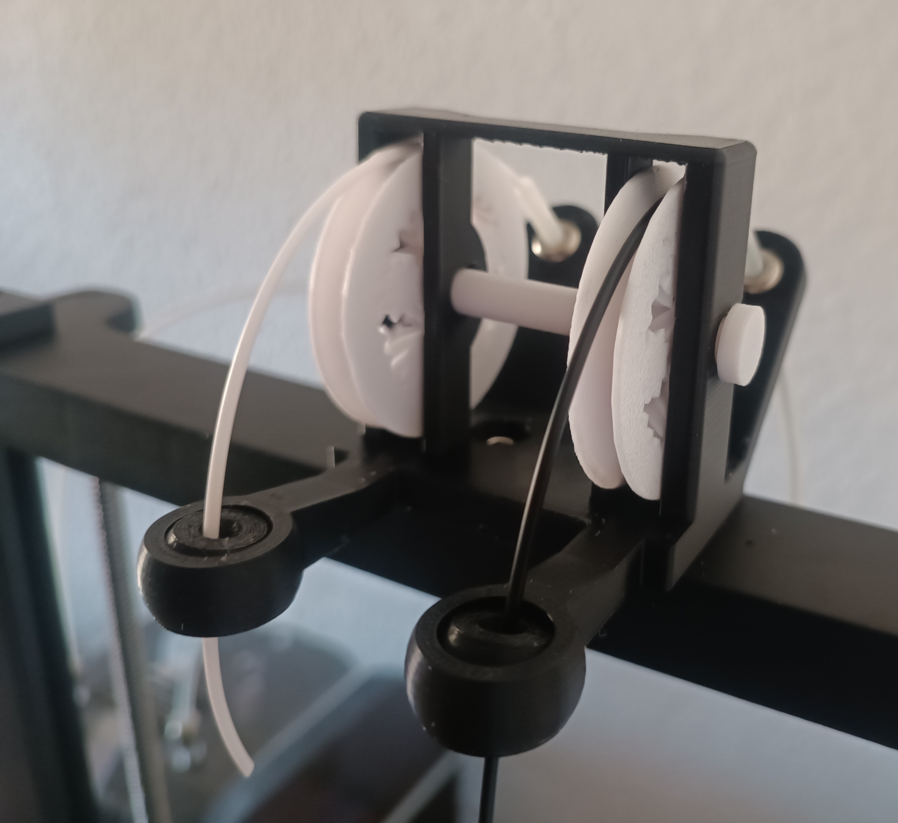 PTFE Double Filament Guide, Bowden Tube Ender 3 V3 SE KE