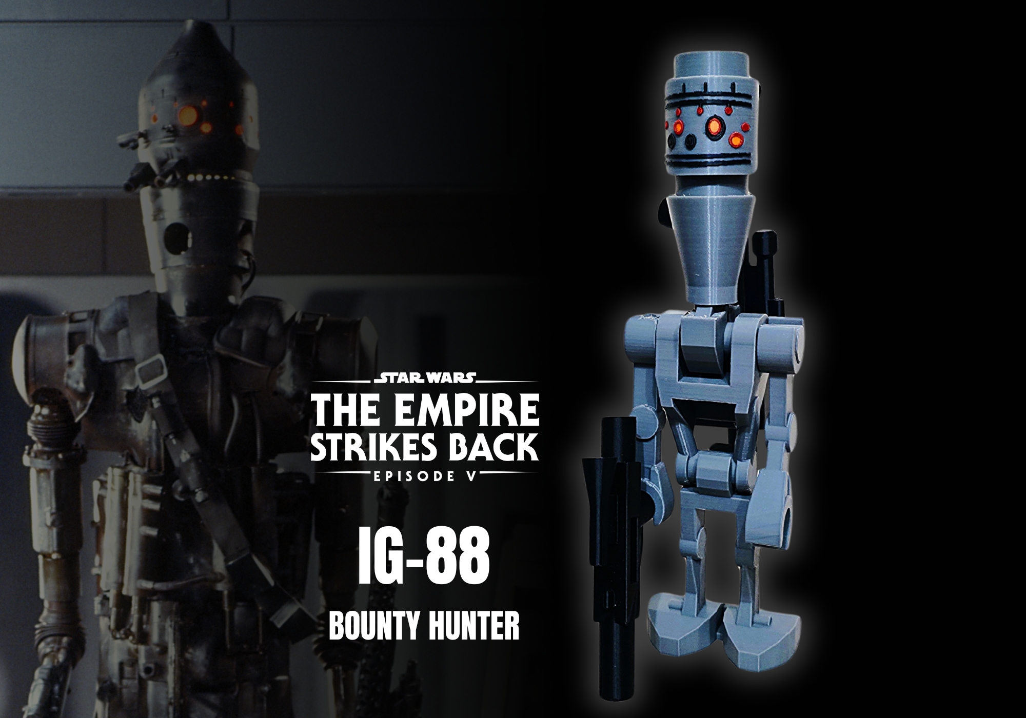 IG-88 Bounty Hunter * 500% Scale * Figure