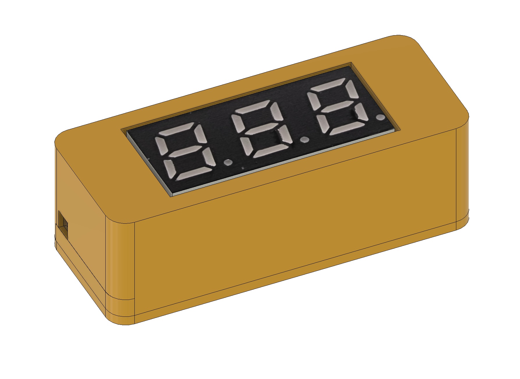 Miniatura 2 do modelo 3D Tiny Voltmeter Case