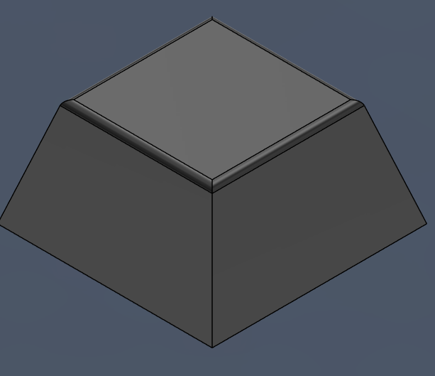 Cap for a keyboard switch fidget