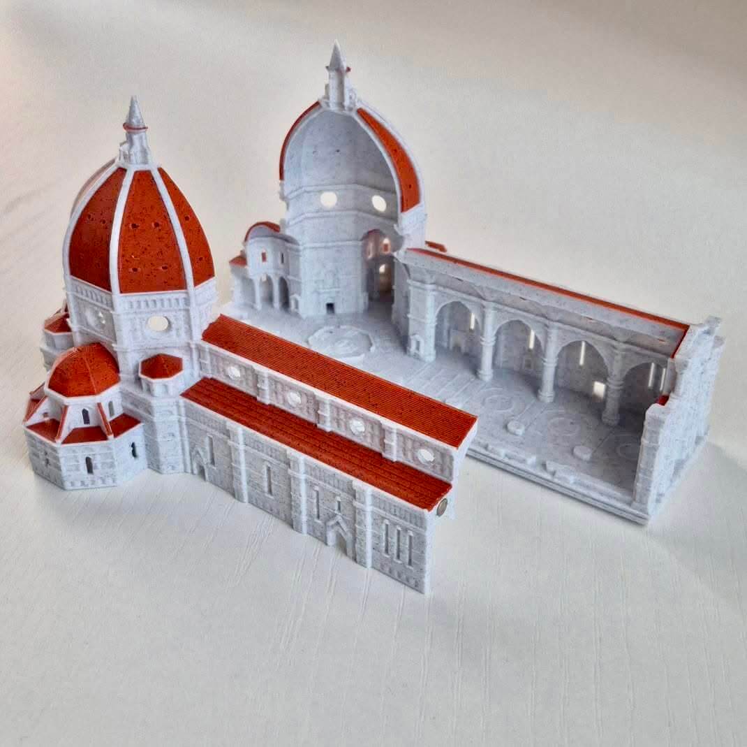 Florence Cathedral (Cross Section Interior)