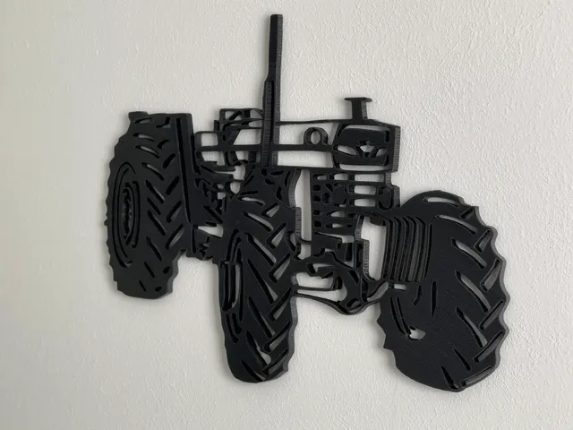Décoration murale tracteur Massey Fergusson