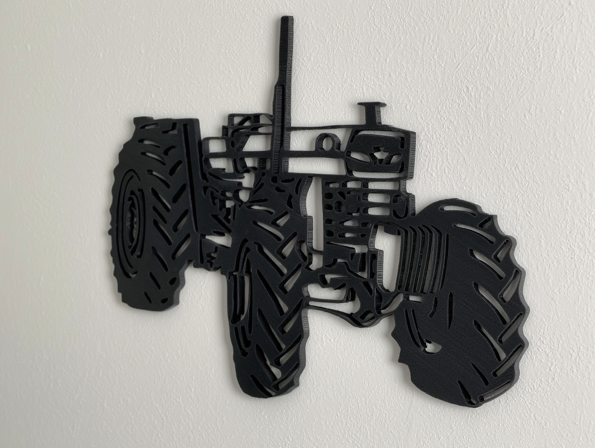 Décoration murale tracteur Massey Fergusson