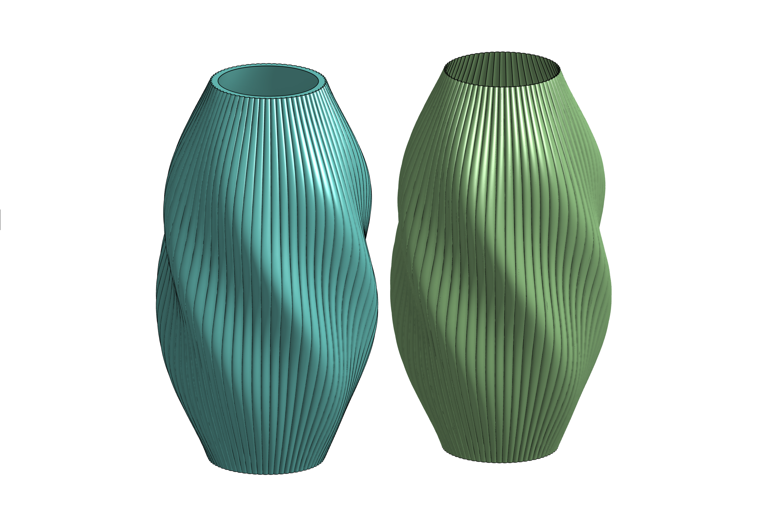 YARQM: Beaded Swirled Wave Forms