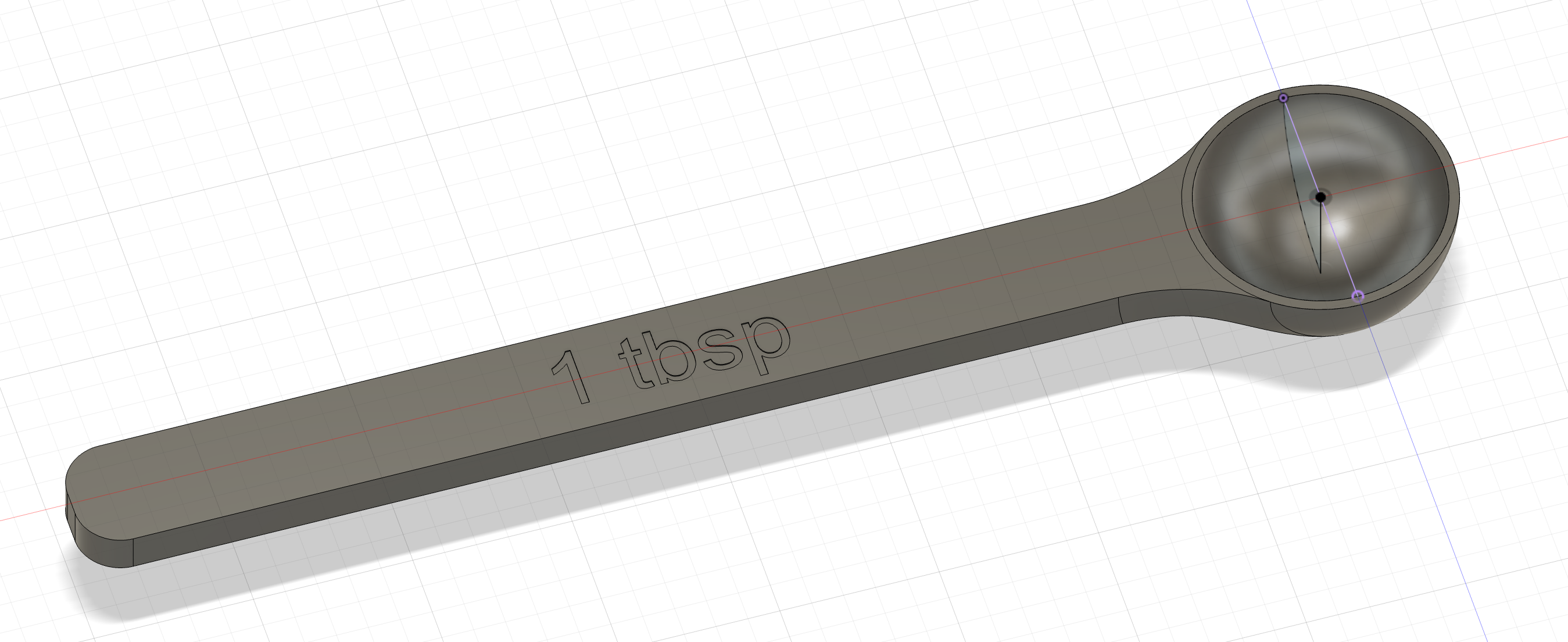 Long handle tablespoon