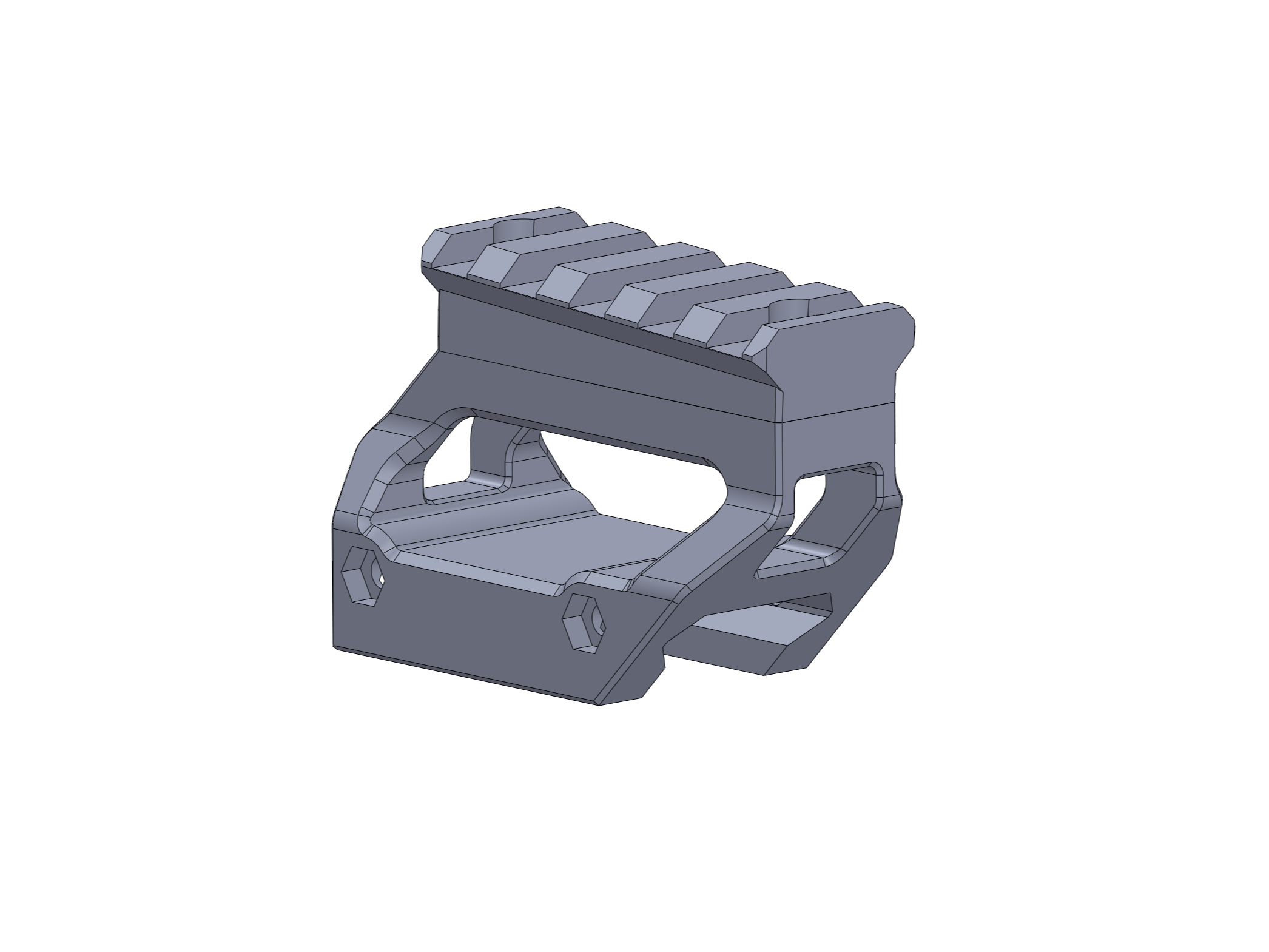 JUMP Minimalist Optic Riser 3D model