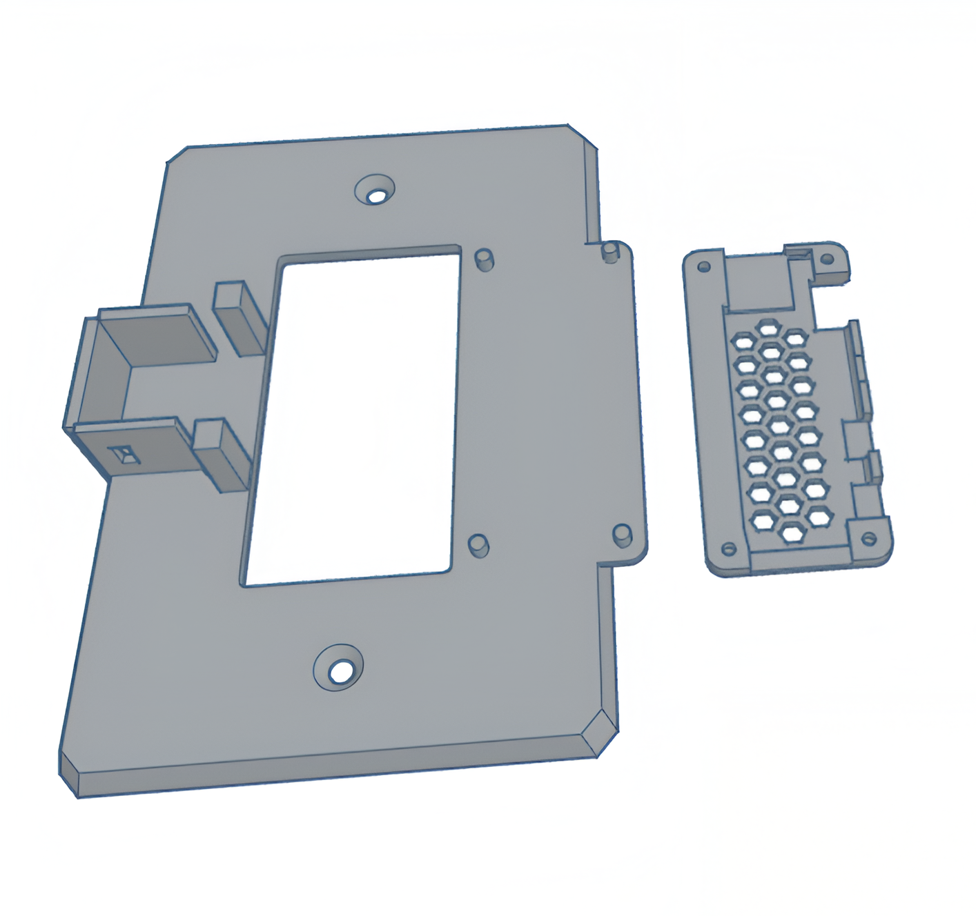 Make Your Lightswitch Smart-Servo and Raspberry Pi 0w mount lightswitch plate
