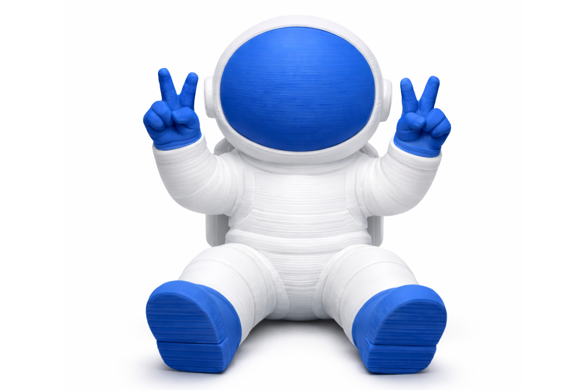 Peace Sign Astronaut