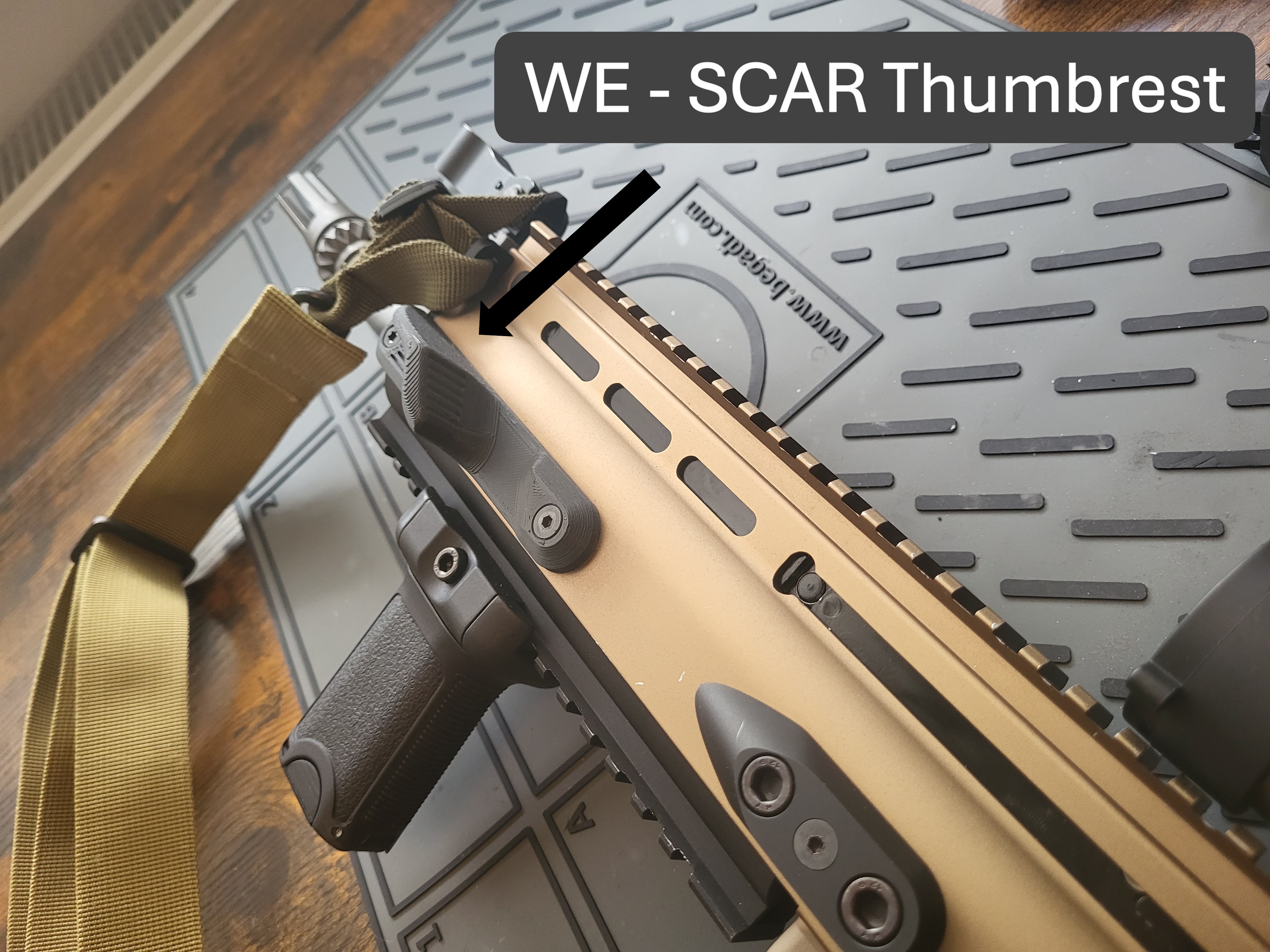 WE - SCAR Thumbrest Airsoft - Free Download