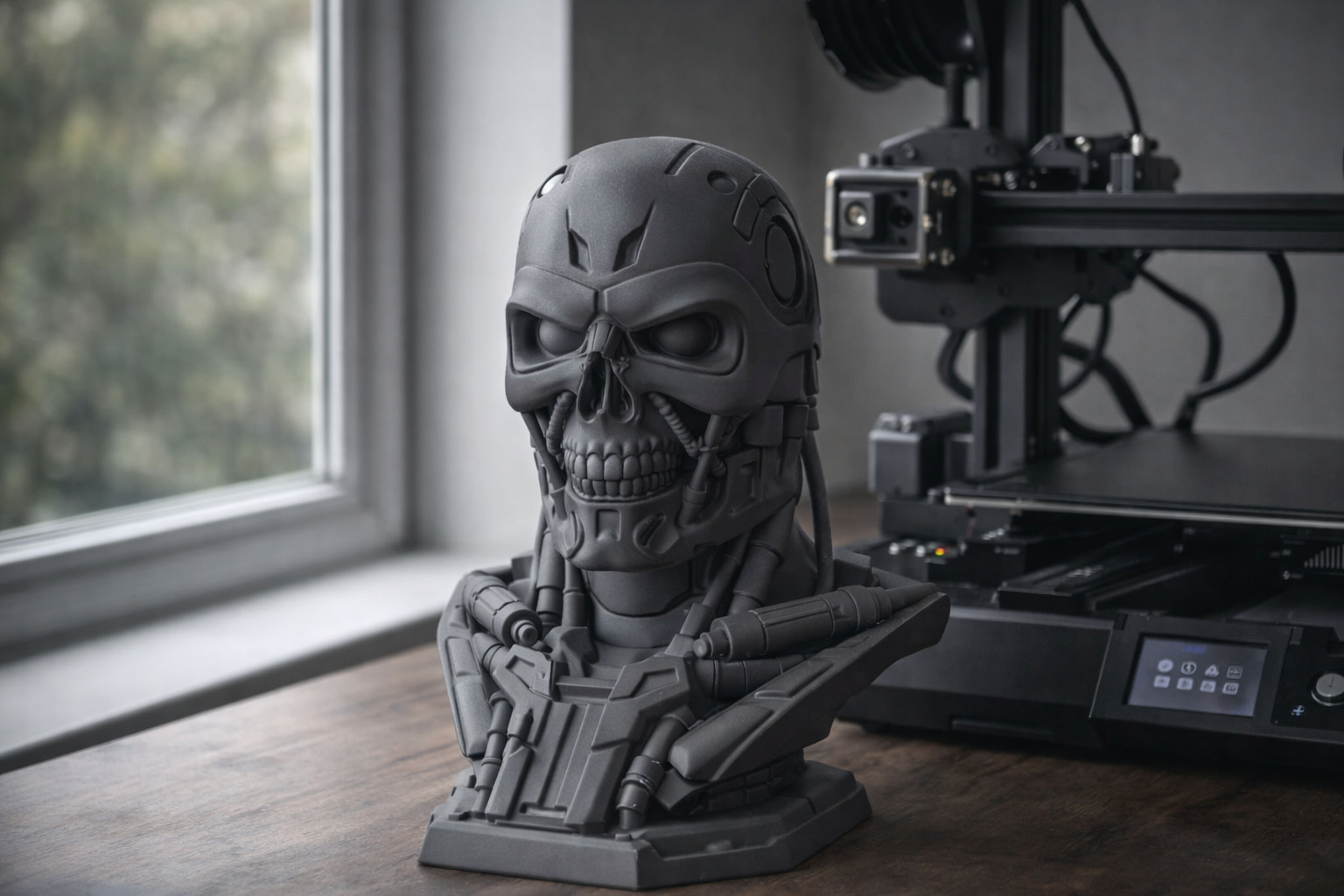 T‑800 Endo Skull bust