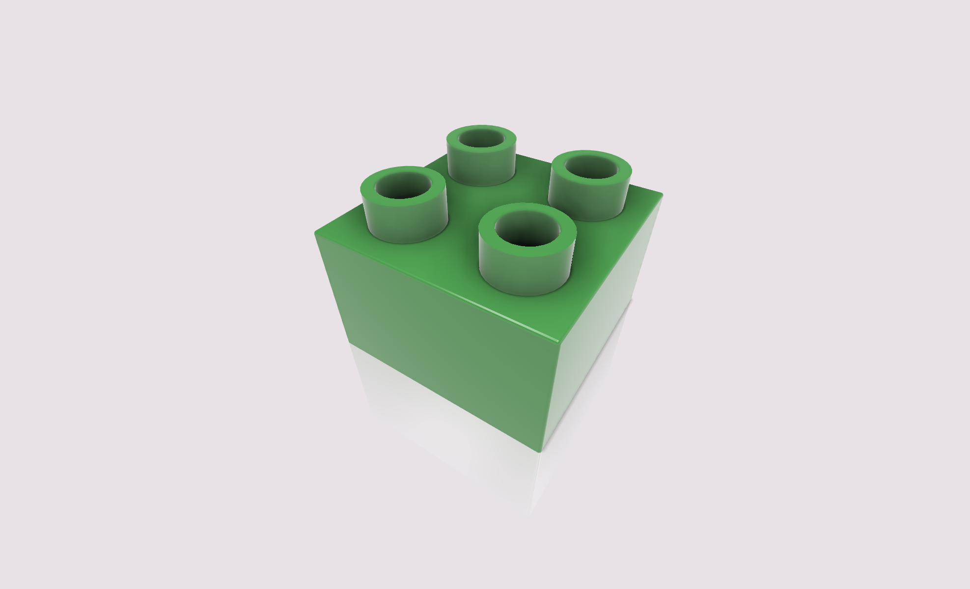 LEGO DUPLO Brick 2x2 - 3437