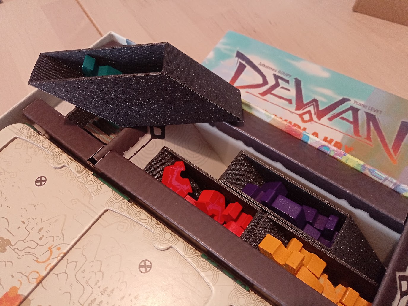 Miniatura 2 do modelo 3D Dewan - board game insert