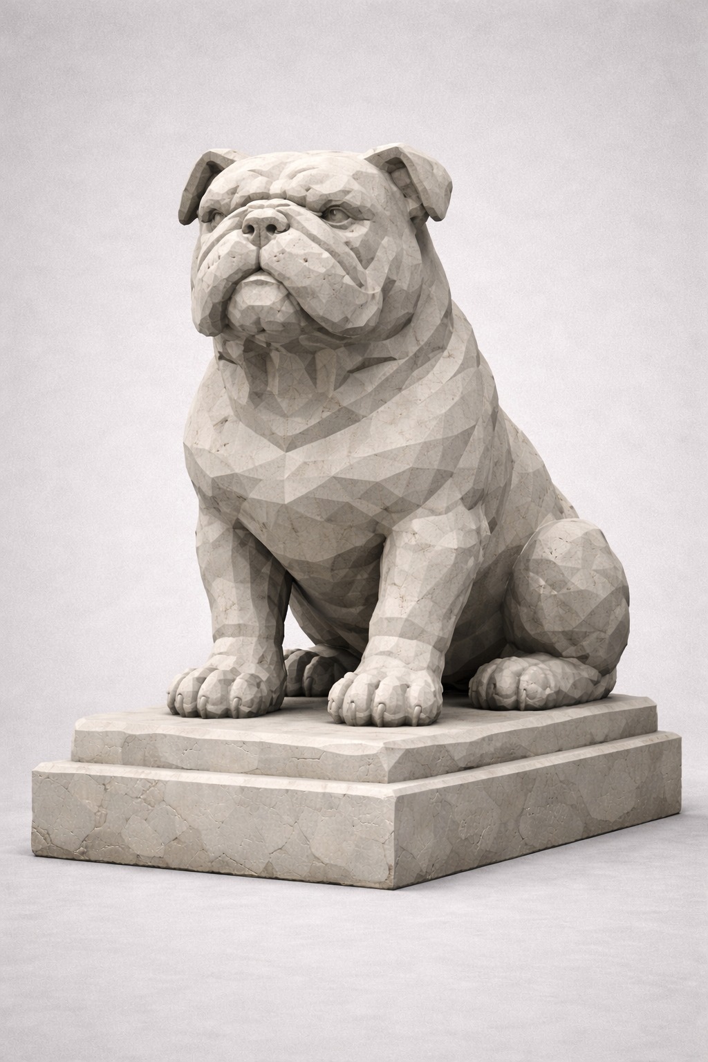 British Bulldog Statue