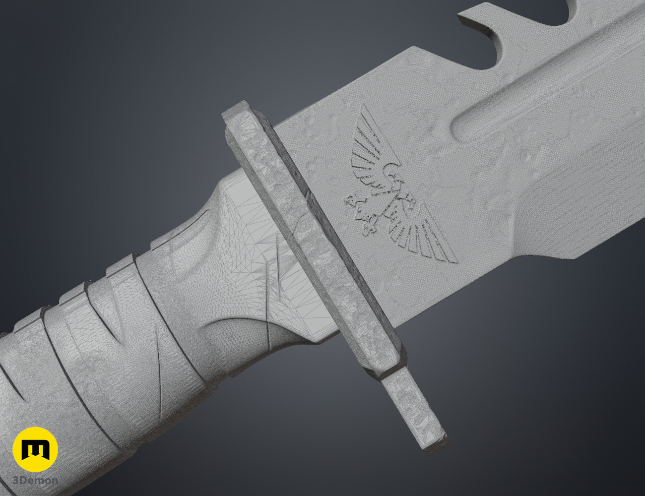 Miniatura 17 do modelo 3D Combat Knife - Standard Issue