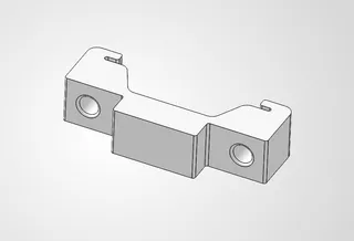 DIN Rail - Locking End Block