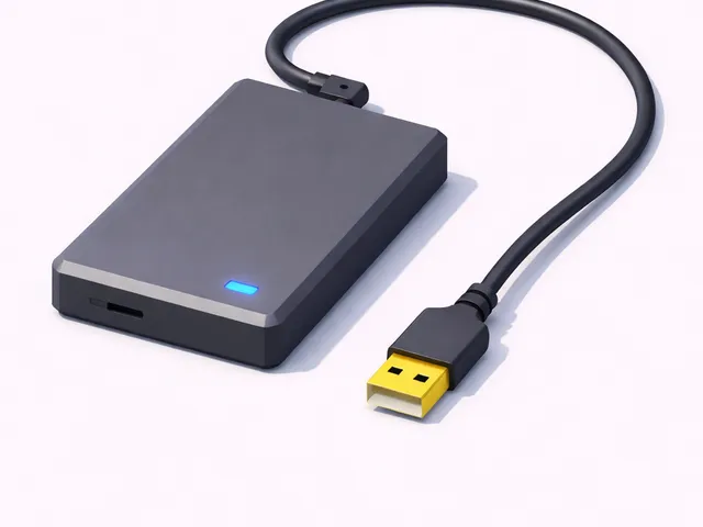Low Poly External Hard Drive