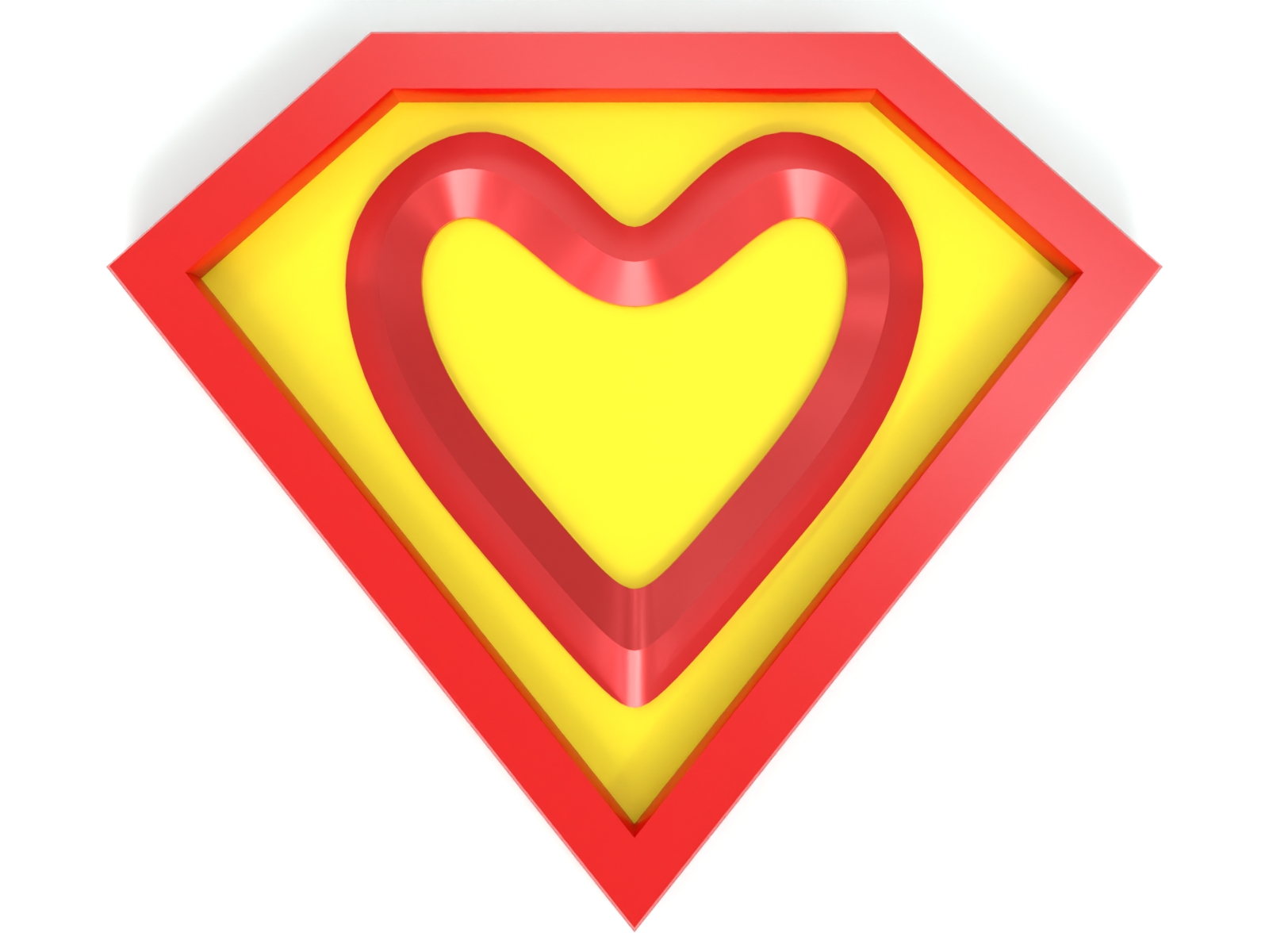 Superlove emblem keychain