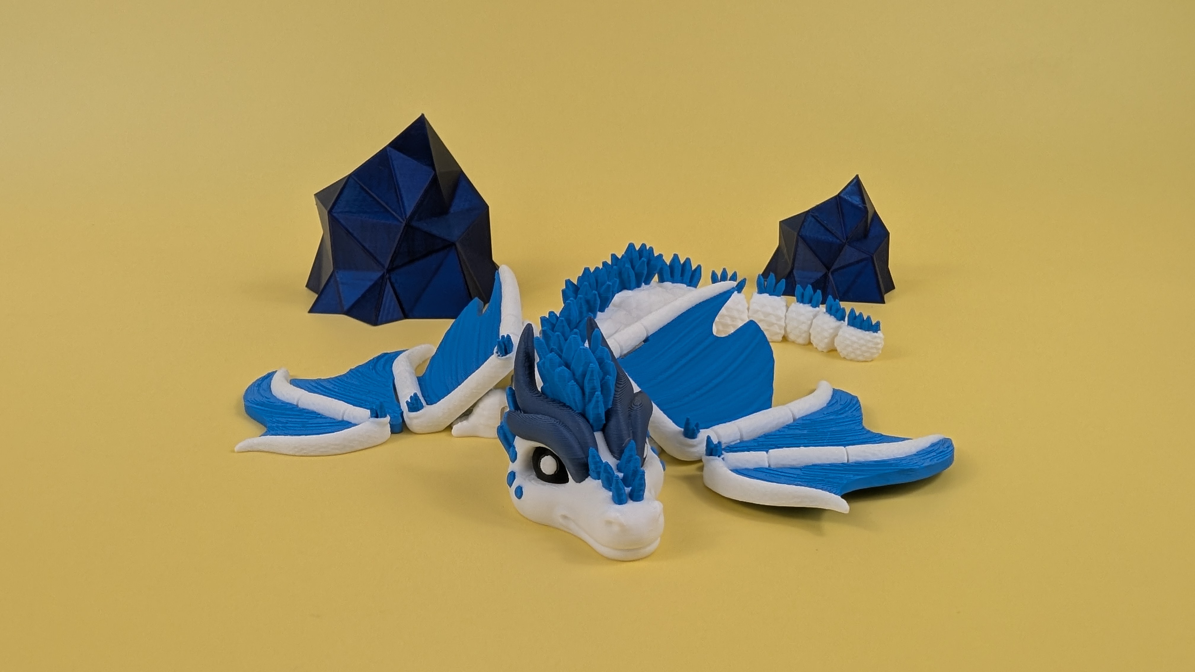 Elder Ice Dragon - Flexi Toy Figure