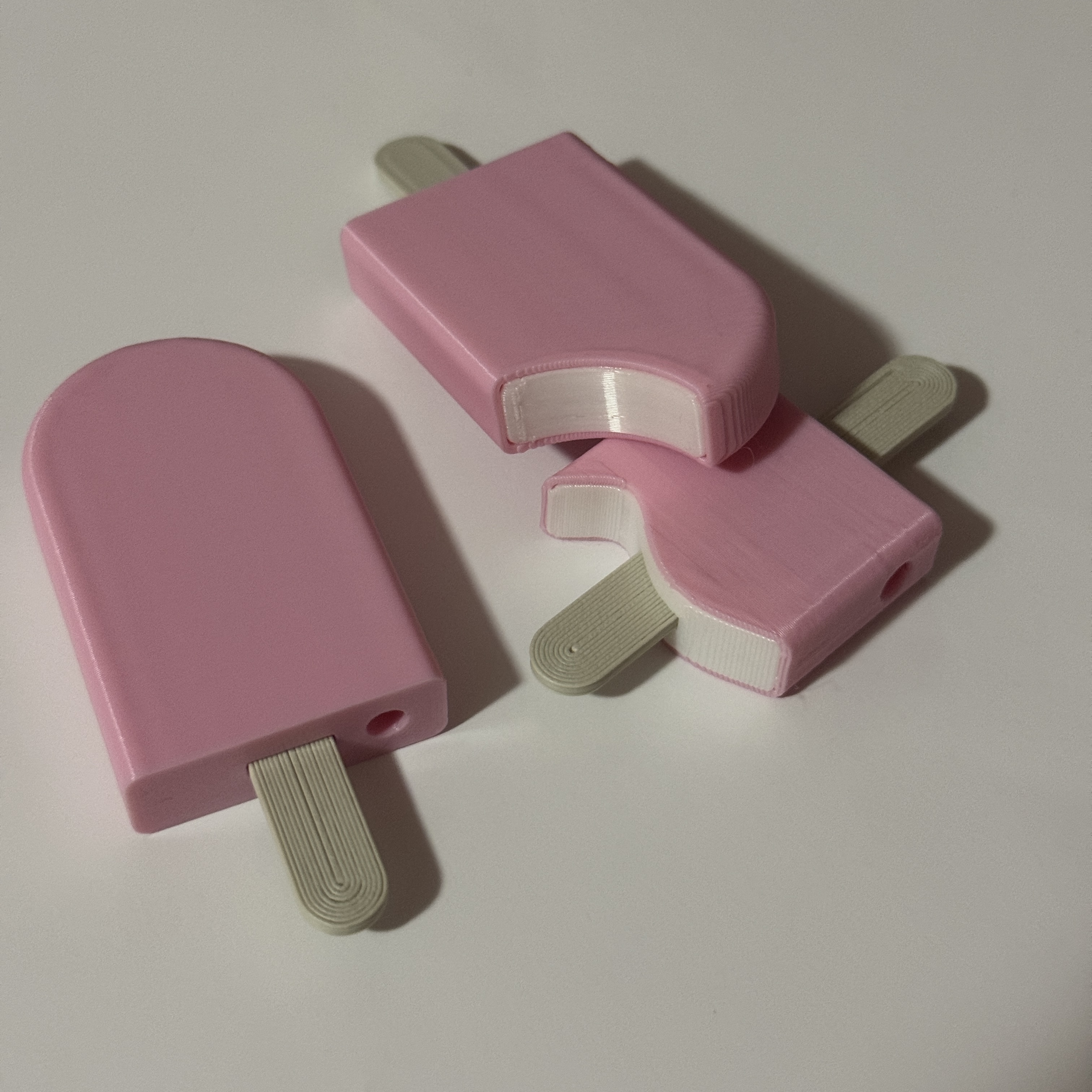 Ice Cream Bar With Filling Keychain