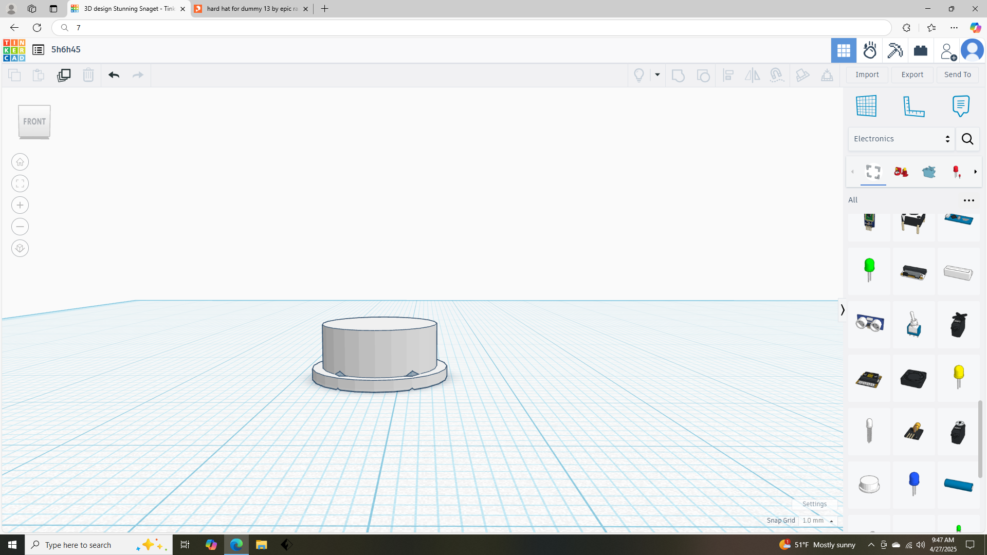 dummy 13 top hat