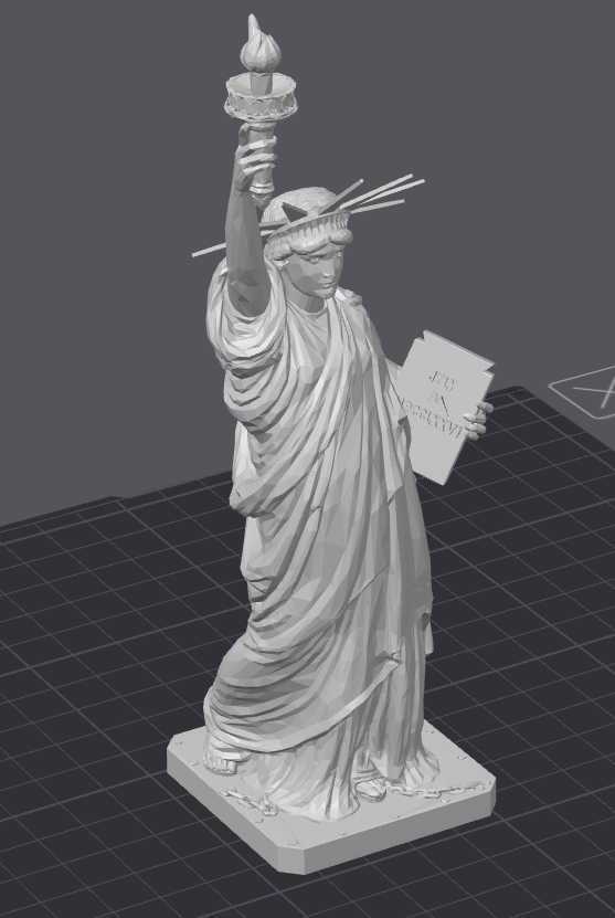 Low-Poly Statute of Liberty