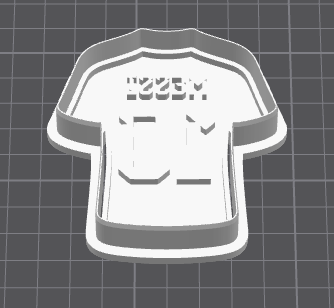 Messi #10 Jersey - Cookie Cutter & Clay Stamp / Cortante Camiseta Argentina