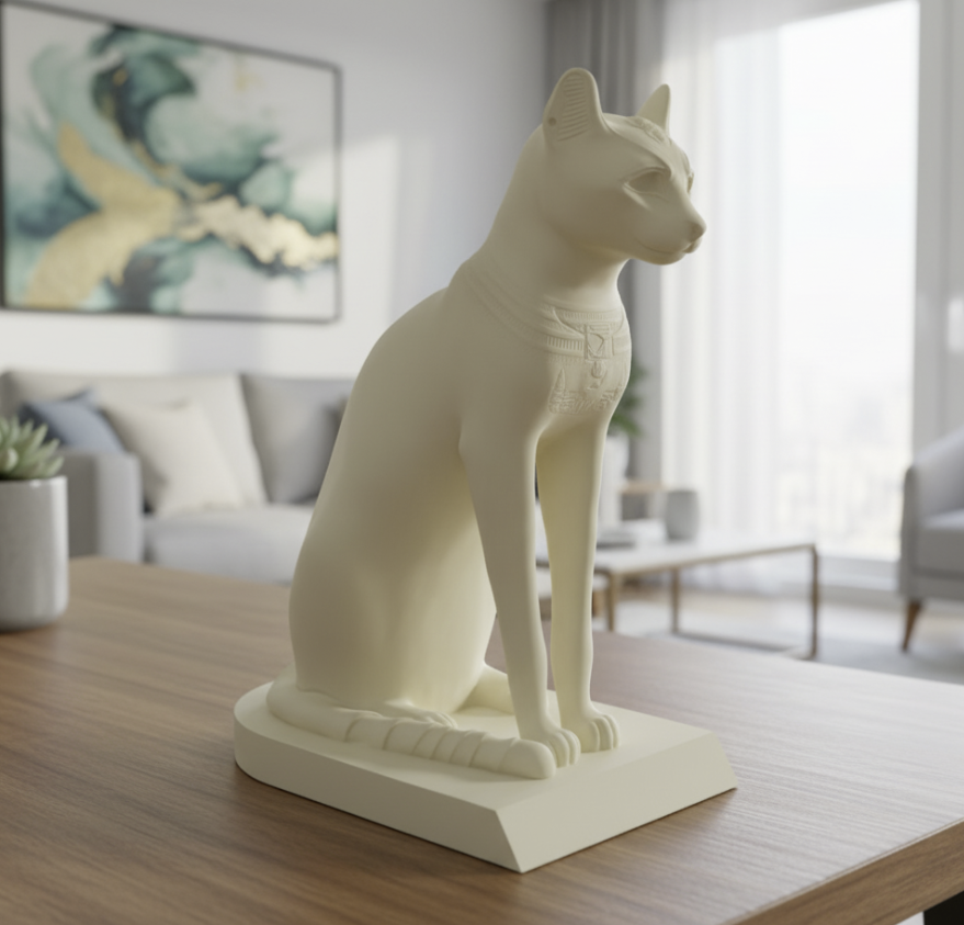 Cat statue