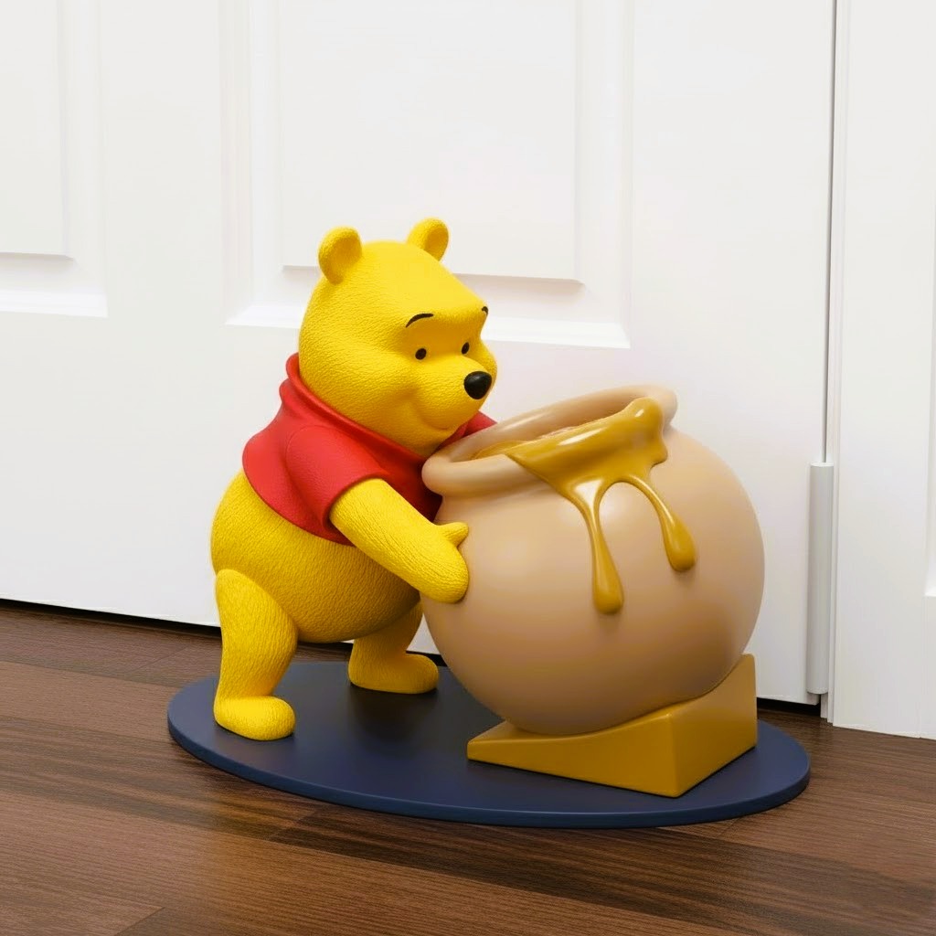 Door Blocker - Pooh's Honey Pot Anti-Slam Wedge