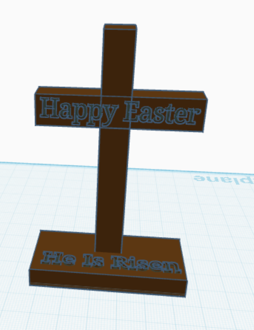 Easter Cross He has Risen #2