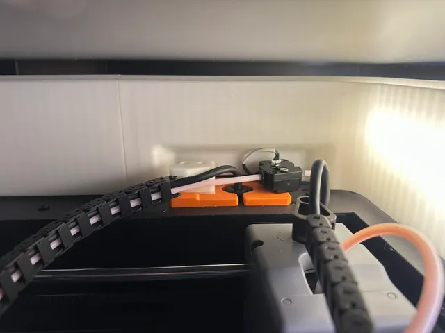 Flash Forge A5M Filament Sensor and Chain Mounting Bracket without Spool Holder
