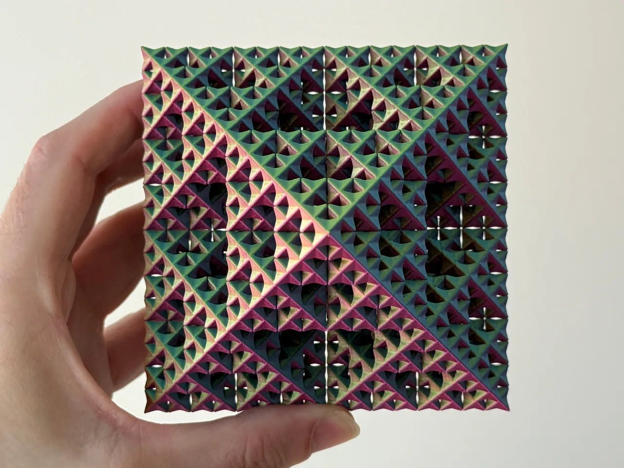 Wicked Vase Mode Sierpinski Octahedron Fractal | Level 4 by
