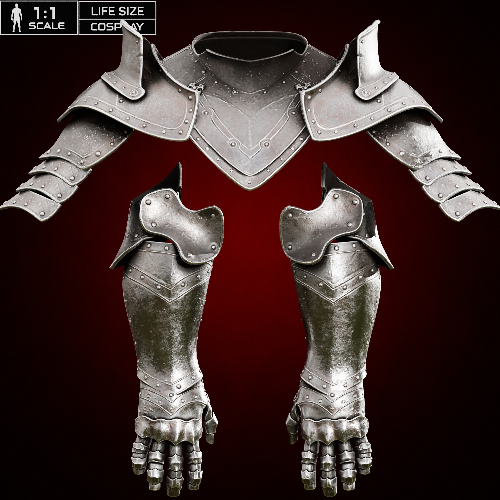 HARROS THE VASSAL UPPER ARMOR life size - Mortal Shell I and II Fan Art STL