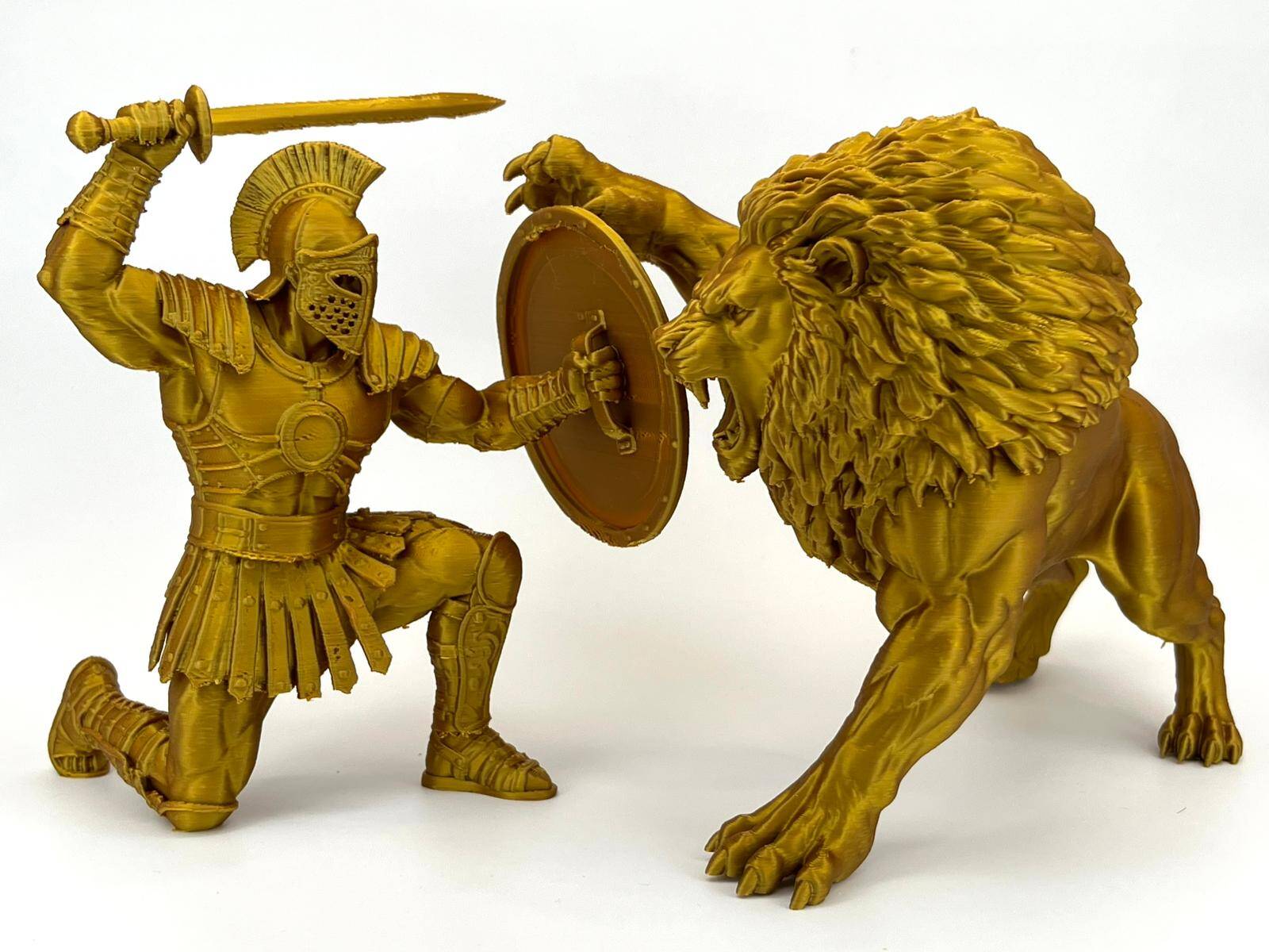 Gladiator & Lion