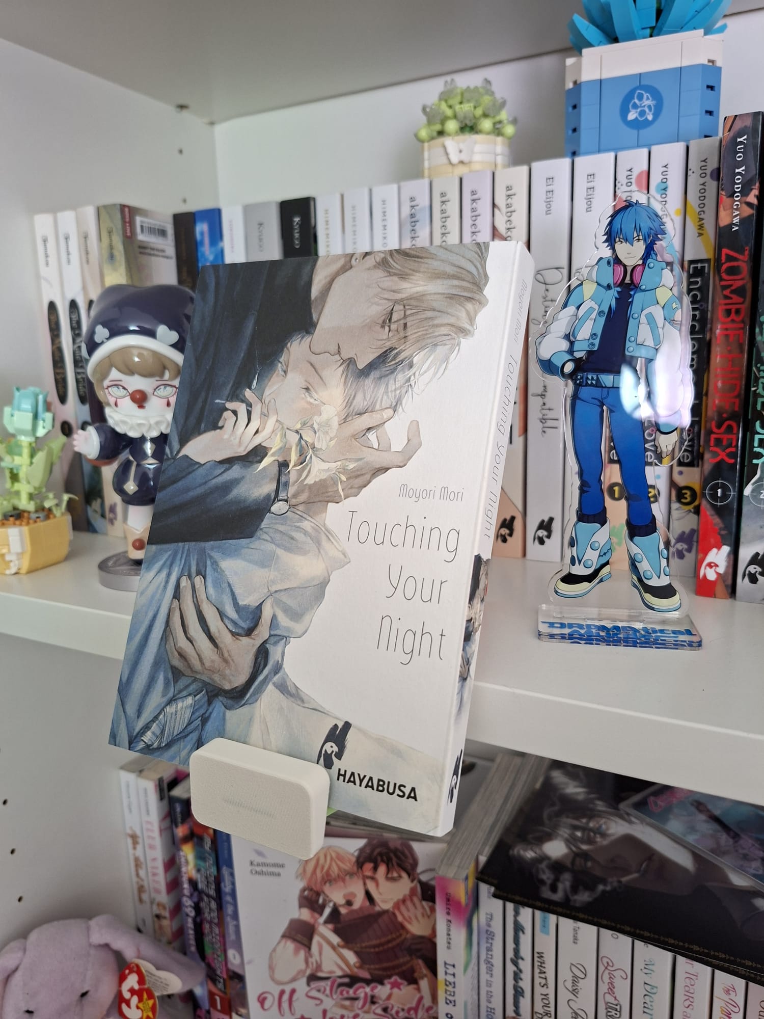 Manga Display Shelf Clip with Interchangeable Faceplate
