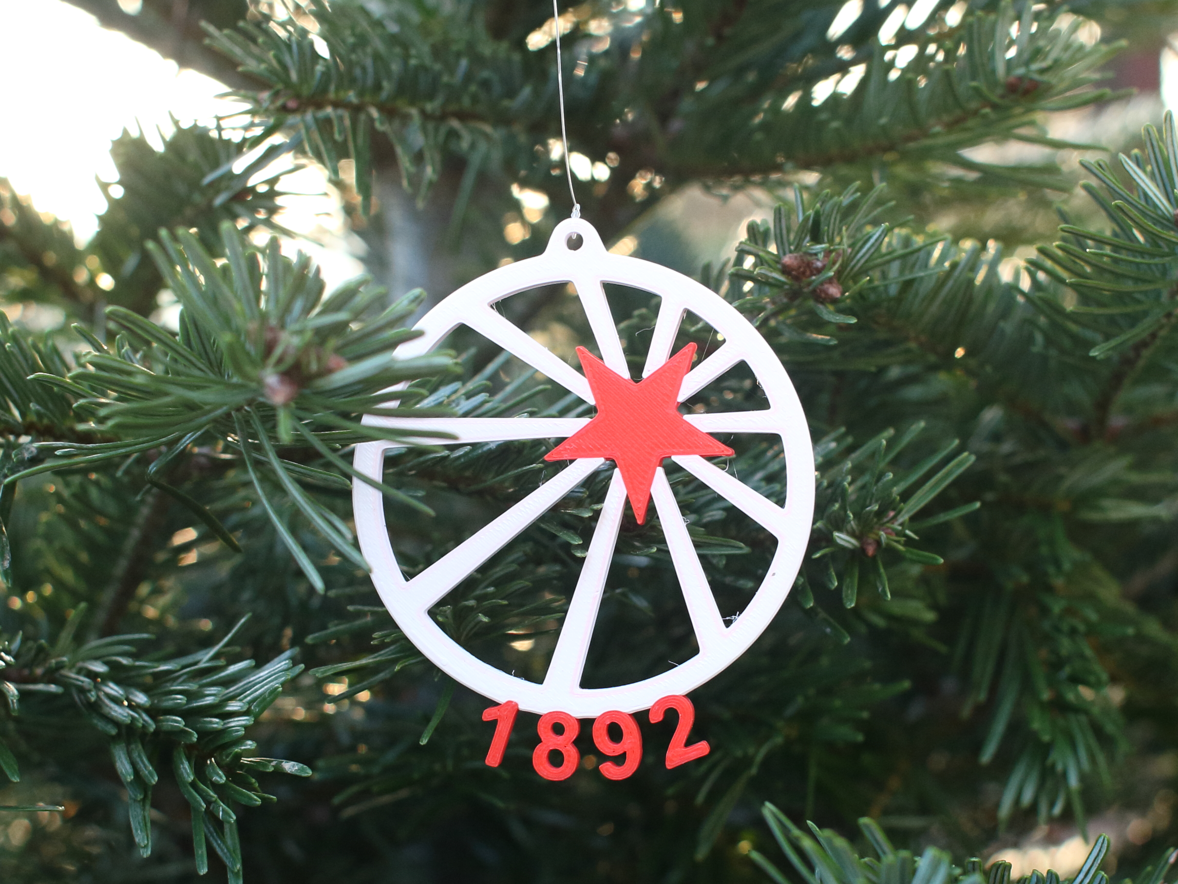 SK Slavia Praha Christmas Ornament
