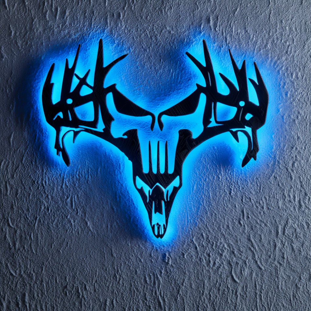 Punisher - Deer Skull Wall Decoration 3D model