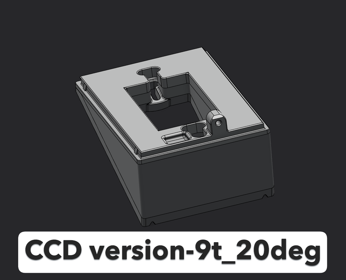 Hirsch / Identiv Card Reader 1 Inch Back Plate (CCD version-9t_20deg)