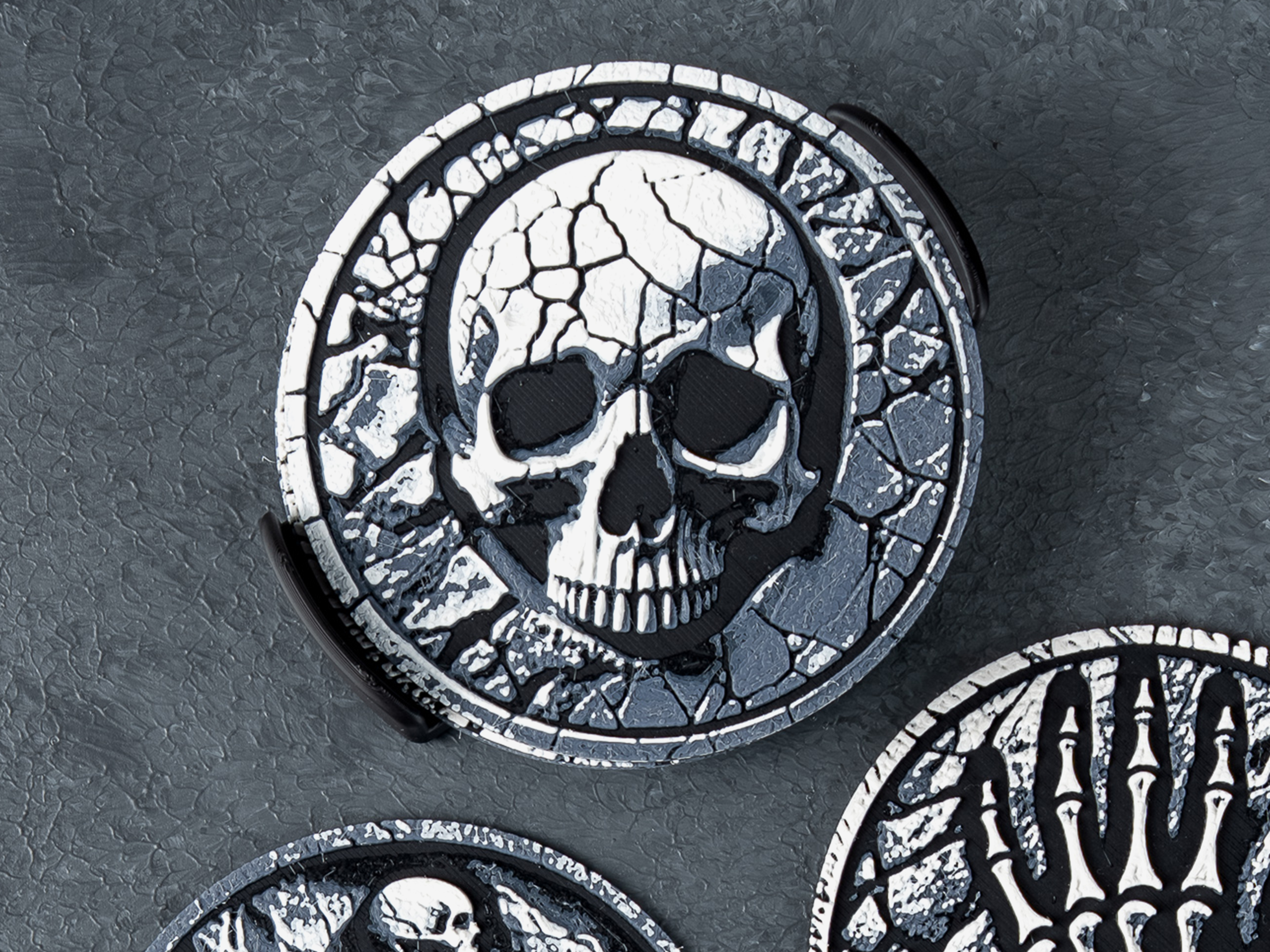 Skeleton Fossil Coasters