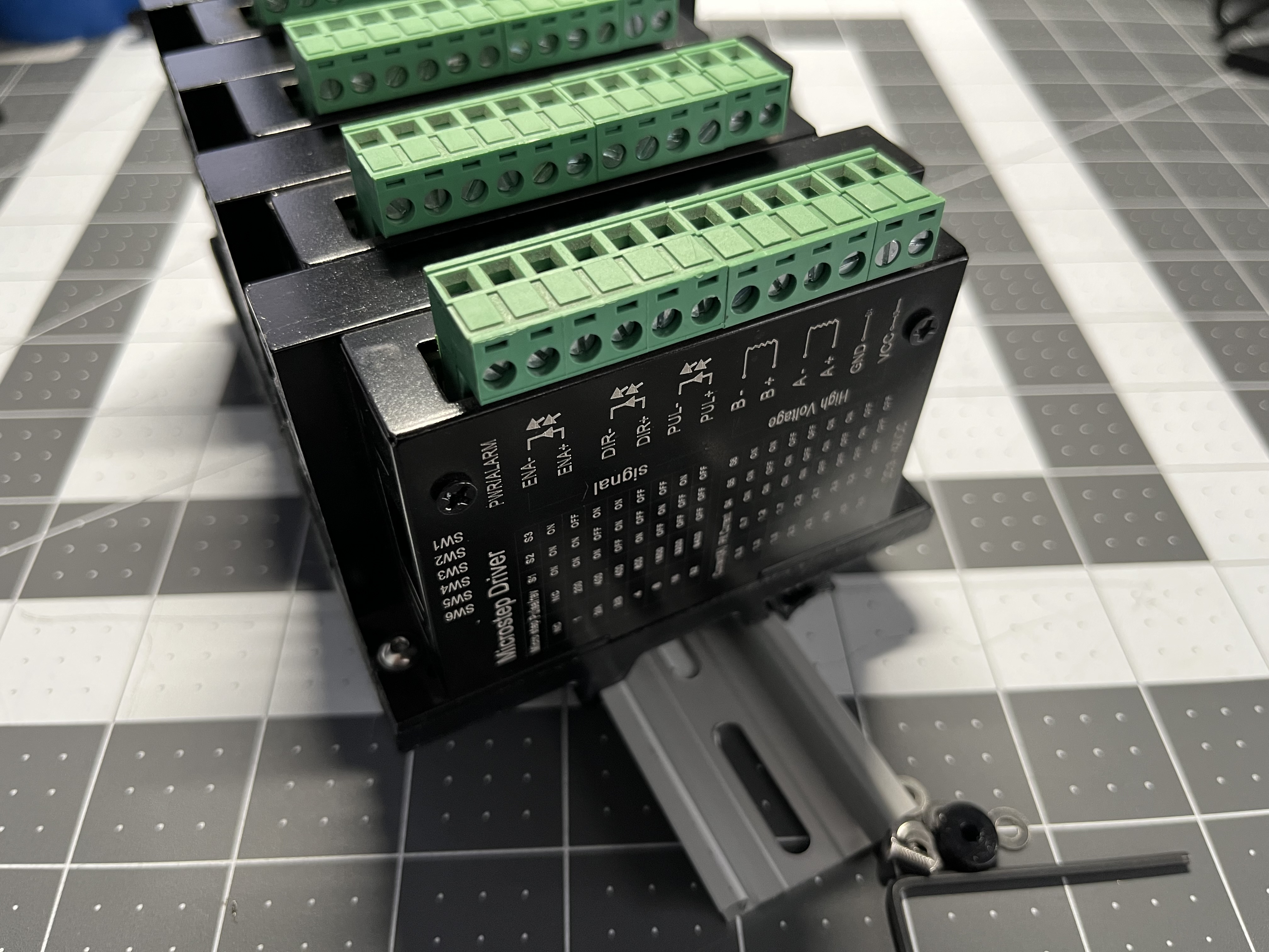 TB6600 DIN Rail Clip Mount - M3 REMIX