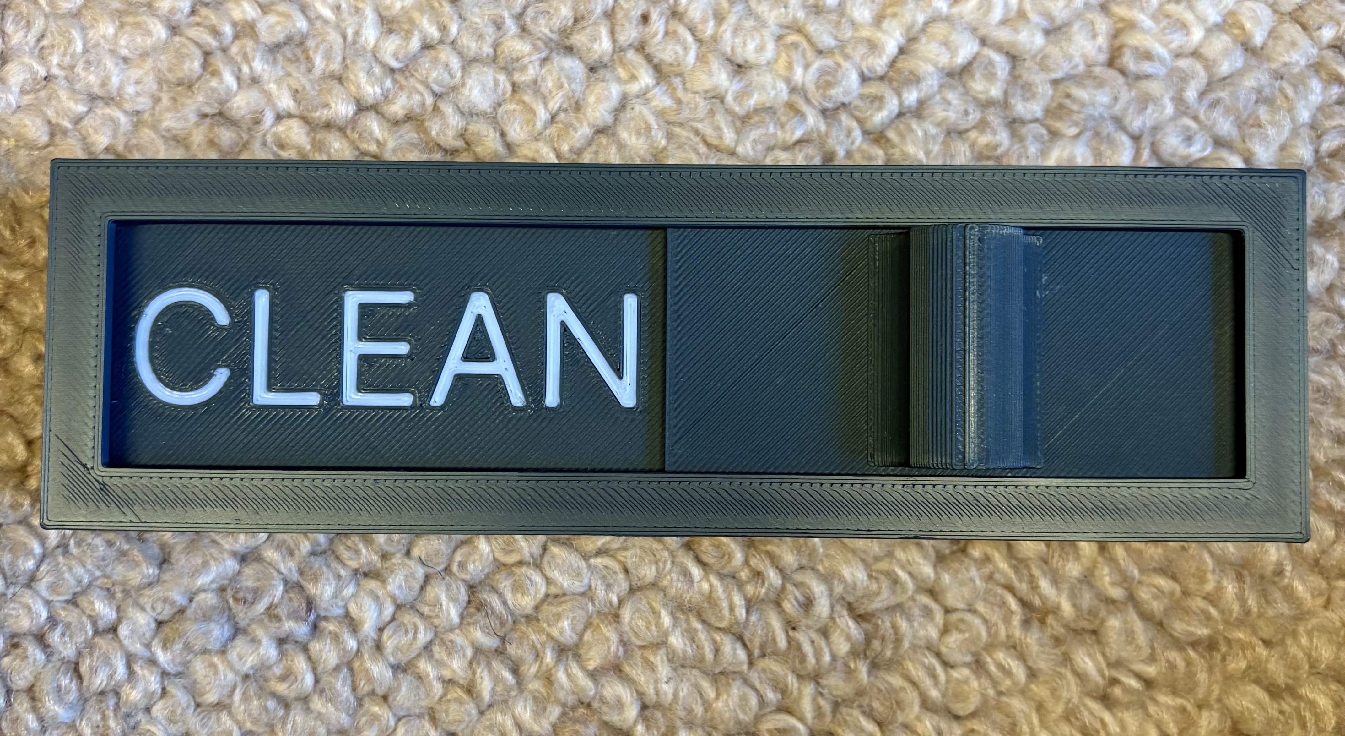 Large Clean/Dirty Dishwasher Sign