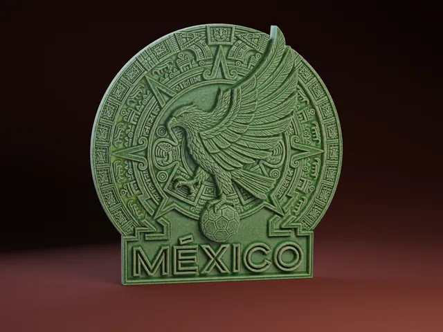 FMF El Tri – Mexico National Football Crest (Bas-Relief Edition) : World Cup 2026