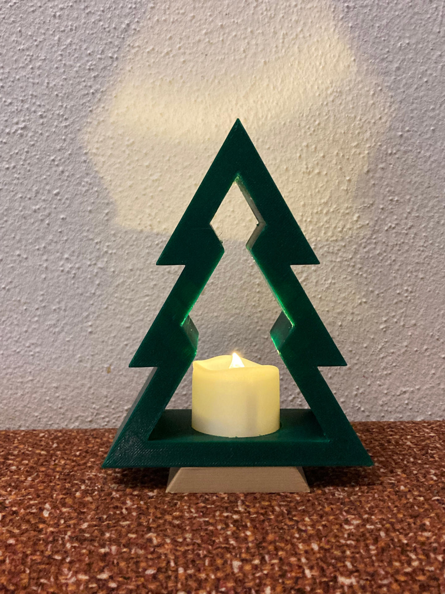 Parametric geometric LED candle tree