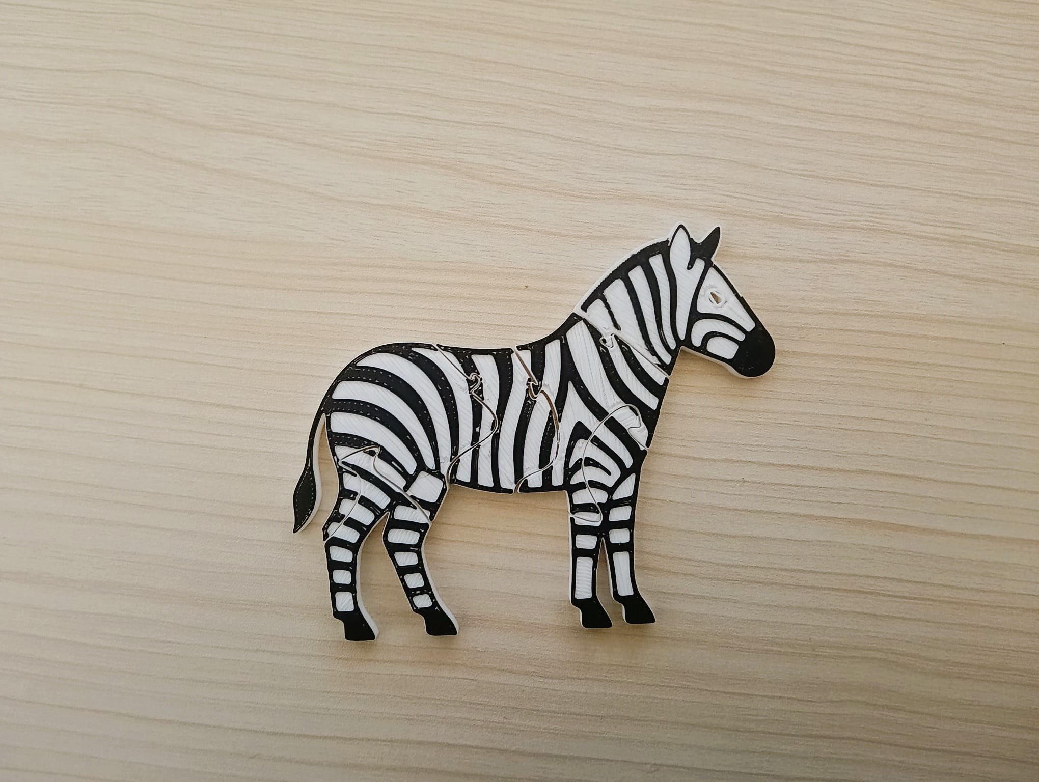 zebra puzzle designed for kids
