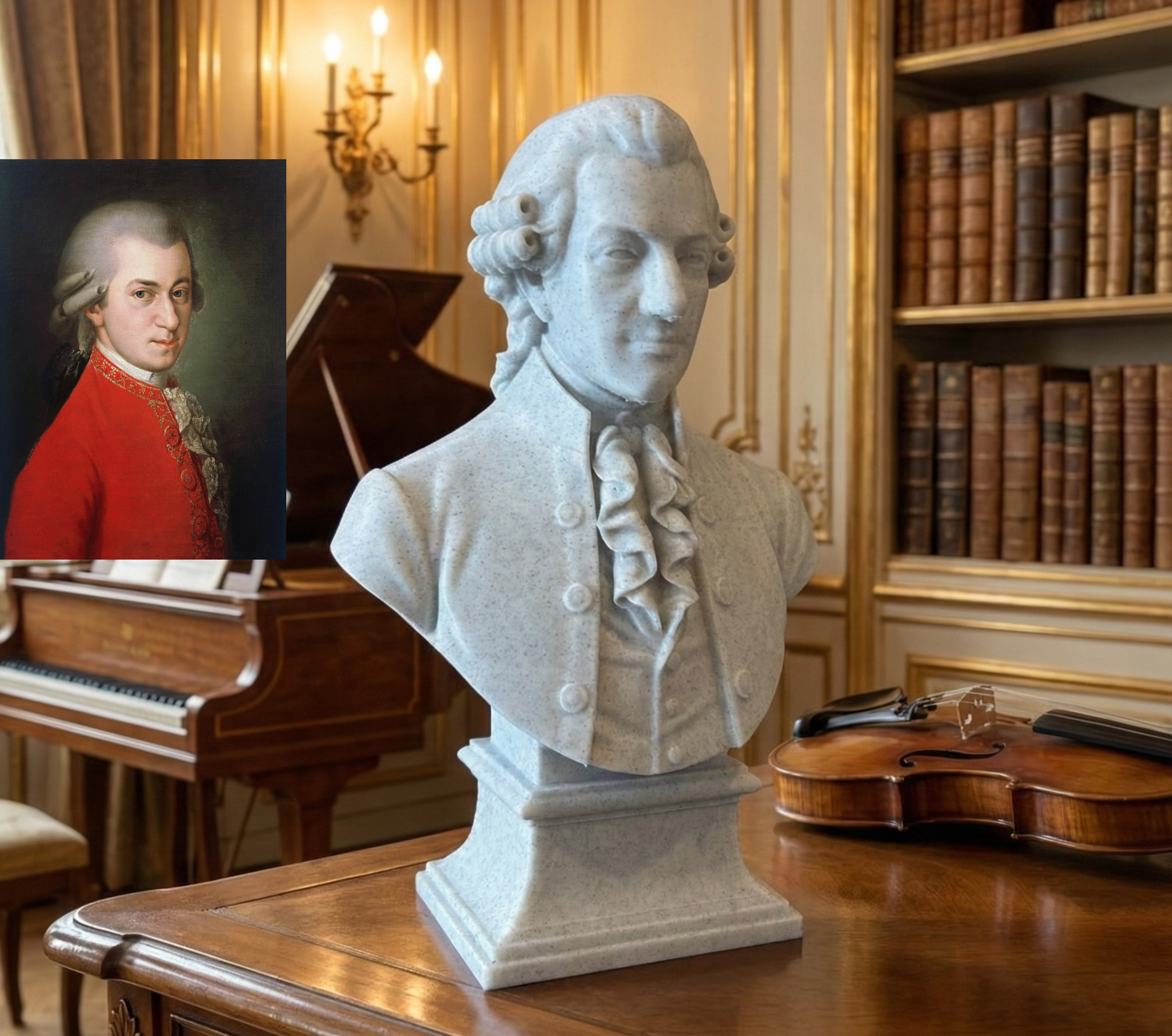 Wolfgang Amadeus Mozart - Bust