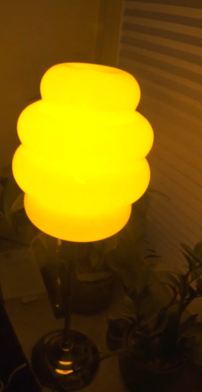 ikea lamp hack / lock ring for putting KÄLLARHALS on ÅRSTID